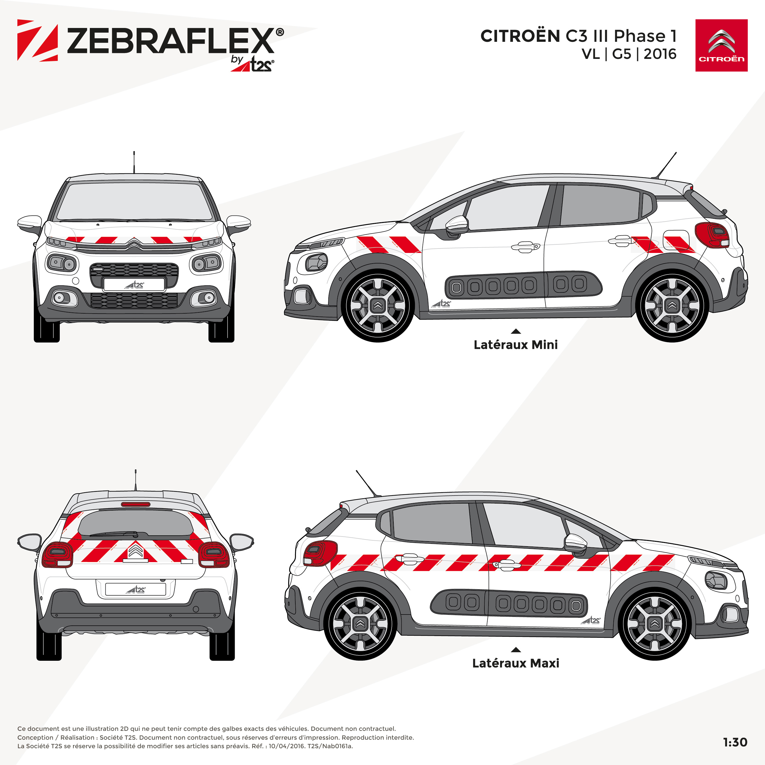 balisage nouvelle citroën C3