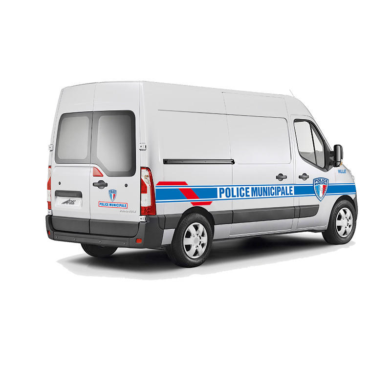 Sérigraphie Police municipale pour véhicule léger - France
