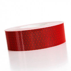 Bande prismatique rouge 12.50 m x 50 mm