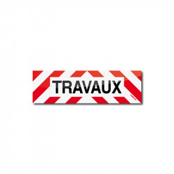 Bandeau TRAVAUX 50 x 15 cm